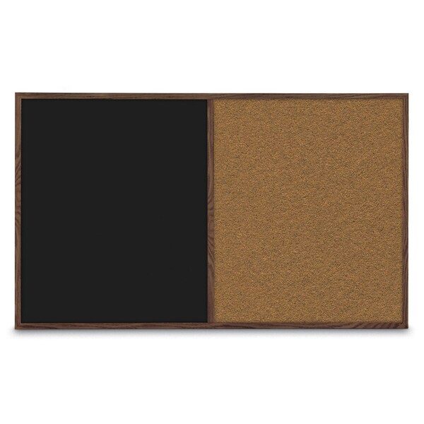 Enclosed Corkboard, 1 Door, 18"x24", 4" Fra